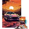 FHseDFH Puzzle da 1000 pezzi per adulti JDM Toyota Supra MK Art difficile e stimolante analisi e logica gioco rompicapo per ragazzi dai 14 anni in su 38x26cm