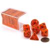 Chessex Polyhedral Dice: Vortex Orange