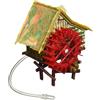 Penn-Plax Action Air Aerating Action Ornament - Rice Mill - Ruota Rossa Gira con Un Flusso costante di Bolle - Fornisce aerazione per Il Vostro Serbatoio - Piccolo