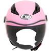 ONE BY CAMAMOTO - Casco da Moto Arancio per Bambino Junior con Chiusura Micrometrica Visiera Lunga Anti Graffio Interno Estraibile Omologato ECE 22.06 Taglia M Medium 49-50cm