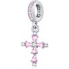 Eusense Charms per Bracciali per Pandora, Tartaruga Cane Cavallo Charm Croce Bussola Charm Compatibile con Braccialetti e Collane europei Regali per le Ragazze Donne Mamma