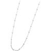 MARLU' Marlù COLLANA CON PERLE 3.30MM CATENA 44CM ACCIAIO 2CA0031-W