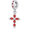 Eusense Charms per Bracciali per Pandora, Tartaruga Cane Cavallo Charm Croce Bussola Charm Compatibile con Braccialetti e Collane europei Regali per le Ragazze Donne Mamma