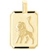 My Gold MyGold, segno zodiacale a ciondolo (senza catena), in oro giallo 333 (8 carati), opaco e lucido, 21 mm x 12 mm, segni zodiacali, oroscopo, collana con pendente, ciondolo in oro, regalo, idea regalo, Gaudino MOD-04400