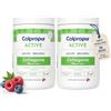 Colpropur Active Gusto Frutti di Bosco - Collagene Idrolizzato in Polvere da Bere - Peptidi di Collagene, Integratore per Ossa, Muscoli e Articolazioni - 660g (2 x 330g)
