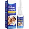GNAUMORE Spray Nasale Antirussamento,Spray Nasale Per Non Russare,Migliora Il Flusso D'Aria, Allevia La Congestione Nasales,30ML