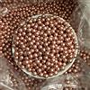 Ningvong Placcatura in rame con sfera in acciaio 8 mm 2 kg / 7/8 placcatura in rame con sfera in acciaio satinato elettro-zincato 9 mm 2 kg-Placcato in rame 6,4 mm 2 kg