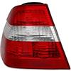 V-MAXZONE PARTS Fanale posteriore sinistro compatibile con BMW Serie 3 E46 Berlina 2001 2002 2003 2004 2005 316i 318i 320i 325i 325iX 330i 330iX 318d 320d 330d 330xd VT547L posteriore Lampada Lato Driver Rosso Bianco