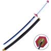 Katana di GIYUU TOMIOKA dall'anime Mo dao zu shi CON LAMA IN BAMBOO (ZS654-WOOD)