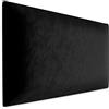 Muralo Pannelli Imbottiti per Pareti in Velluto 70 x 30 cm - Cuscino da Parete Decorativo, Design Moderno e di Lusso per Camera da Letto e Soggiorno - nero