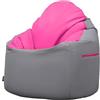 Loft 25 Adulti Poltrona a Sacco, Interno Esterno Soggiorno Comoda Pouf, Schienale Alto Resistente all'Acqua Gamer Seduta, Bean Bag Chair Con Riempimento (Rosa)