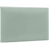 murando - Testiera Letto Imbottita - Rettangolo Velluto - 40x60 cm 1 Pezzo - Pannelli Decorativi per Pareti - Cuscini Testata Letto - Pannelli Imbottiti per Camera da Letto - Design Elegante - Menta