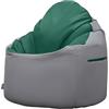 Loft 25 Adulti Poltrona a Sacco, Interno Esterno Soggiorno Comoda Pouf, Schienale Alto Resistente all'Acqua Gamer Seduta, Bean Bag Chair Con Riempimento (Verde)