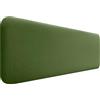 DHOME Testiera Imbottita Liscia Arrotondata in Velluto per Parete Acustica Testate Fonoassorbenti Testiera Letto Camera da Letto (Verde Foresta, 135cm)