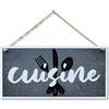 CARISPIBET Cucina | Insegna per la casa, insegne, per la cucina, decorazione, 15 x 30 cm