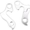 ZWWAAZHF 1pair Leghe di Alluminio Bici Deragliatore Posteriore Gancio Mountain Biciclette Telaio Gear Coda Adattatori Biciclette Accessori Universali Dropout Telaio Coda Gancio