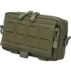 ZEPFJHE Borsa in nylon con cerniera frontale e scomparto principale per riporre gli attrezzi in attività all'aperto, resistente all'acqua, Verde militare, One Size, Bellezza di massa