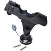 Generico Portacanna da Pesca con Binario Scorrevole, Staffa in PVC for Kayak, gommone, gommone e zattera(Round Base)