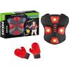 Generic Ingranaggio protettivo per boxe, interattivo, illuminato, musicale, con guanti, protezione toracica, protezione per il corpo, per interni, giochi in famiglia, esercizi, attività di allenamento, stile