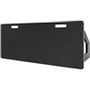 CHERIKIU Tavola di rimbalzo da calcio, 100 x 40 x 40 cm, portatile, HDPE, pieghevole, per bambini e ragazzi, attrezzatura di rimbalzo da parete, per praticare passaggi e tiro (nero)