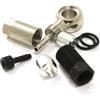 VIRELLO MountainBikeHydraulicDiscBrakeBanjoConnector, MetalSilverFittingforHose,IncludeSealingRings,OliveandScrew