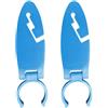 Generisch Clip per pagaia per kayak, 11 cm, confezione da 2 clip per tavola da paddleboard, clip per paddleboard, per kayak, per tutte le tavole e kayak, ABS, 16 g per coppia