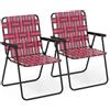 SHBHWS Sedie da Spiaggia for Adulti, Confezione 6 - Sedia Campeggio con Struttura in Acciaio, Sedia Regista Pieghevole Leggera, Esterno in fettuccia(Khaki 6 Pack)