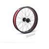 TUJISEK 20x4.0 Ruota Posteriore Fat Bike 24/26 Pollici Snow Bike/Beach Bike Ruota Posteriore 36H Raggi Freno A Disco Sgancio Rapido 195mm 36H Mozzo Posteriore Per 7-10 Velocità Rotary(Black-A,20in)