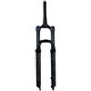BSFHQS Forcella Pneumatica per Mountain Bike 26/27,5/29 Pollici Bike Suspension Fork Corsa da 140mm Forcella Anteriore con Freno A Disco Dritto/Conico da 1-1/8 9 * 100mm QR(Straight-Manual,27.5)