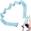 Generic da yoga con passanti, 10 anelli, fascia elastica per palestra domestica, stretching, flessibilità, pilates, yoga, ginnastica, allenamento