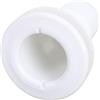 Hamwesh Raccordo Passante per Scafo, Connettore per Pompa di Sentina in Nylon Resistente all'Acqua Salata da 2 Pollici, Scarico per Barche Marine con Schermo Aeratore per Barche, Yacht, Motoscafi, da