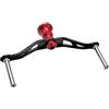 HanOaki Per Daiwa Fuego Tatula Certate Prorex - Maniglia a bilanciere in metallo, interasse 95 mm, in alluminio, nero, rosso, oro, viola, argento, rosa, grigio, parte di aggiornamento (oro)