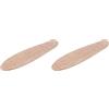 Tuminita 2pz 22 Pollici Blank Skateboard Deck Natural 55.5X15cm Maple Banana Scorrevole Cruising Skating Single Rocker Board Deck DIY