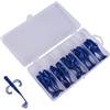 Tsophreniq 25Pcs Esche da Pesca Morbido Loach Soft Esche da Pesca Simulazione Loach Baits Nuoto Lento Affondamento Esche Set