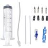 Tsophreniq Kit di riparazione pneumatici per bici da strada Siringhe sigillante per pneumatici tubeless Mountain Bike 60ml Biciclette Strumento per iniezioni di liquidi per pneumatici Endurin Ciclismo