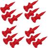 TOYANDONA 99 Pezzi Tee da Golf in Plastica ABS 30 Mm Doppio Supporto Rosso, Magliette Golf Resistenti per Allenamento e Partite, Accessori Sportivi per Golfisti