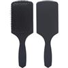 RSYHVG P083 - Spazzola per capelli con cuscinetto a pagaia grande, per asciugare e districare i capelli, confortevole, per lisciare e lisciare i capelli, per donne e uomini, colore nero