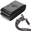 BAMTTOO Disposable Tattoo Clip Cord Bags 100pcs Black Plastic Tattoo Machine Sleeves Covers Hook Line Protection Bag Tattoo Supplies