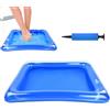 AIEDECOPT Pediluvio Gonfiabile per Piscina, Bacinella Gonfiabile per Pediluvio, Vaschetta Lavapiedi per Piscina con Pompa dell'aria, Accessori per Scale di Ingresso Piscina, Piagge (D)