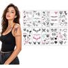 APRRMLIZW Y2K Tatuaggi Temporanei Realistici, 10 Fogli Tatuaggi Temporanei Body Art Realistici Vita E Schiena Tatuaggi Finti Per Il Corpo Adesivi Regali Addio Al Nubilato Adesivi Di Compleanno