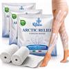 Ritalia® 3x Bendaggi Drenanti Effetto Freddo | Impacco Anticellulite per Gambe | Bendaggio Professionale contro Cellulite, Ritenzione e Pesantezza