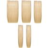 She Professionals Extension Clip Capelli Veri Kit 5 Fasce 50/55 cm Peso 75 Gr. She (2:Castano Scuro)