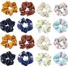 ZEACCT 16 Pezzi Chiffon Elastici per Capelli Scrunchies, Morbidi Elastici per Coda di Cavallo, Elastici Per Donne, Bande Elastiche per Capelli Fasce Colorate per Coda di Cavallo Elastici per Capelli di Donna