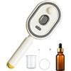 LAXHFAUQ Spazzola A Vapore Elettrica, 3 In 1 Lisciatrice A Vapore Ricaricabile Con Funzione Spray, Olio E Misurino, Pettine Massaggiante Retrattile Per Capelli Folti Lisci Mossi Ricci Casa Quotidiano