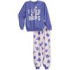CALIDA Kids Monsters Set di Pigiama, Tempesta Viola, 128-134 Bambine e Ragazze