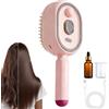 Genérico Spazzola per capelli con spruzzatore ad acqua, pettine lisciante portatile, spazzola a vapore districante, per viaggi, vacanze, festival, salotto, casa, matrimoni, spas, spa