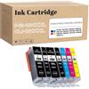 RSENSO Cartuccia D'inchiostro PGI-280 CLI-281 XXL Compatibile Per TS702 TR7520 TR8520 TR8620 TS6120 TS6220 TS6320 TS8120 TS8220 TS8320 TS9120 TS9520 TS9521C 7Pack