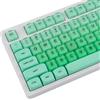 Hyekic Crystal Jelly PBT Keycaps - 132 tasti profilo HOA Double Shot Keycap verde traslucido fondotinta liquido per tastiere meccaniche Cherry MX Switch