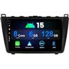 MISONDA 6G + 128G Android 15 Autoradio Per Mazda 6 GH 2007-2012 Wireless CarPlay Android Auto 9 pollici IPS Car Stereo con DSP Mirror Link Bluetooth WiFi GPS FM/RDS SWC+ Telecamera+Microfono