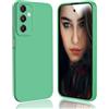 DESSEN Cover per Samsung Galaxy A16 5G / 4G - Silicone Custodia Antiurto Protezione Fotocamera Case Sottile e Morbida TPU Bumper Antishock Anti-Impronte, Verde